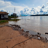 Rio Madeira registra 16,26 metros nesta segunda-feira em Porto Velho