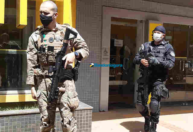 Rápida ação das polícias impede roubo em agência do Banco do Brasil na Capital