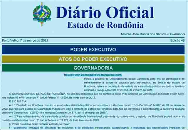Novo decreto abre tudo de segunda a sexta e fecha comércio e proíbe venda de bebidas nos finais de semana