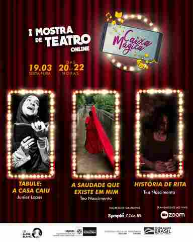 Mostra de teatro apresenta espetáculos virtuais com interatividade online