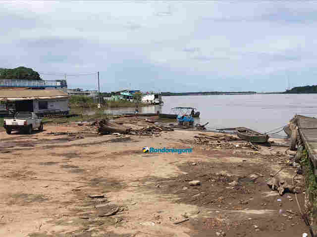 Madeira registra diminuição do nível em Porto Velho