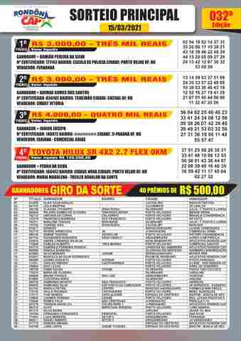 Melhores momentos do sorteio do Rondoncap, nesta segunda-feira, 15 de março