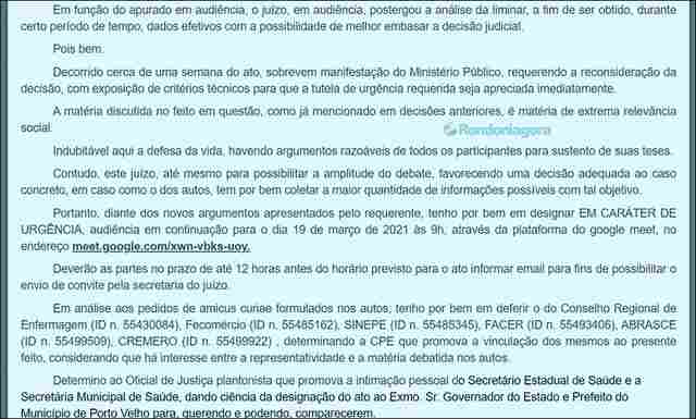 Caos na saúde: MP apresenta novos dados e audiência sobre decreto é antecipada para esta sexta-feira