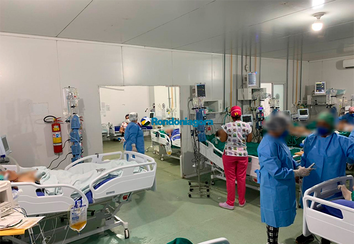 Coronavírus: fila por UTI tem 122 pacientes nesta segunda-feira em Rondônia