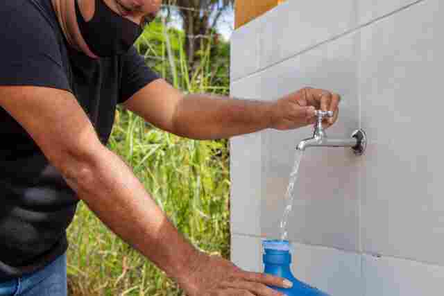 Vila Calderita ganha sistema de tratamento de água