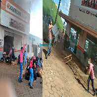 Vídeos mostram desespero de funcionários e populares no início do incêndio na Rover Pneus