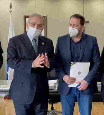 Presidente da Assembleia Legislativa, Alex Redano, participa de audiência com o novo ministro da Saúde