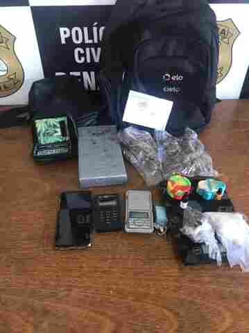 Traficante é preso em flagrante após investigação do Denarc