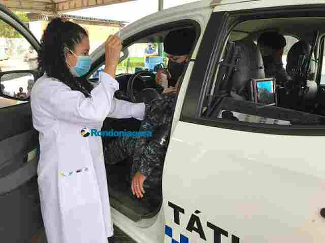 Forças de segurança começam a receber vacinas em Porto Velho