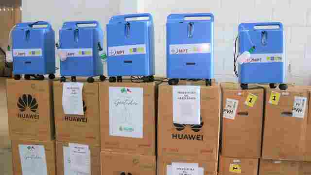 Governo de Rondônia recebe 50 concentradores de oxigênio cedidos pelo Amazonas