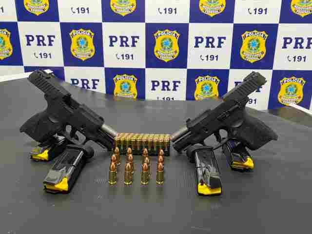 PRF prende supostos homens de negócios com armas e munições