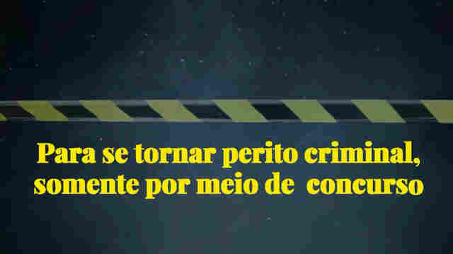 ABC e Sinpec alertam que só concurso garante carreira de perito criminal