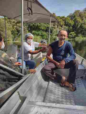 Mais de 4 mil doses de vacina já foram aplicadas em moradores dos distritos de Porto Velho