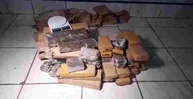 Quadrilha é presa com 50 quilos de maconha em Porto Velho