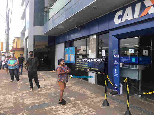 Adesão à greve na Caixa é baixa em Rondônia