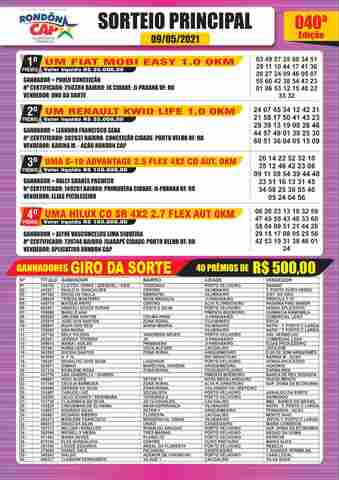 Melhores momentos do sorteio do Rondoncap, neste domingo, 9 de maio