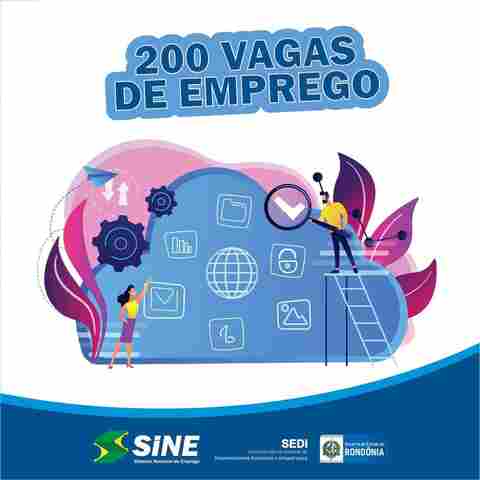 Sine estadual tem 200 vagas de emprego disponíveis