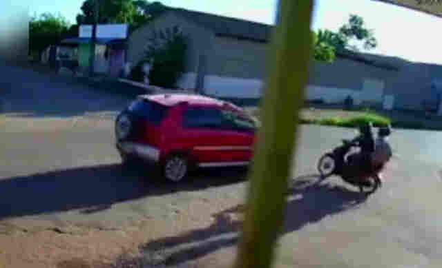 Câmera registra acidente que terminou em morte em Porto Velho
