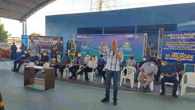 Ismael Crispin anuncia obras em parceria com o governo estadual para transformar a realidade de São Miguel do Guaporé