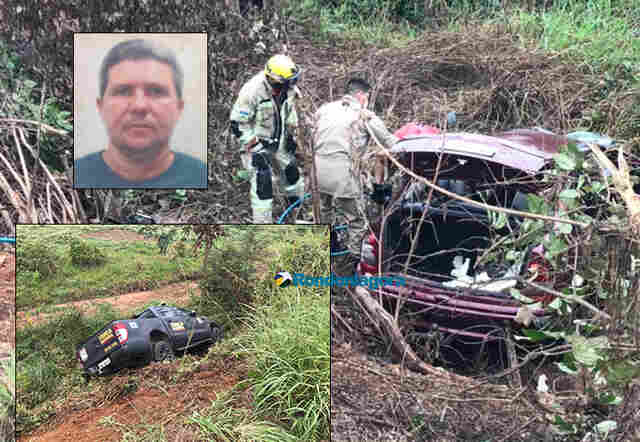 Vídeo e fotos: acidente envolvendo viatura da Força Nacional de Segurança deixa um morto na BR-364