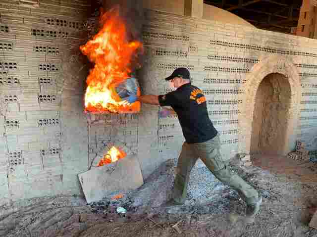 Polícia Civil incinera 542 quilos de drogas apreendidas na Operação Narco Brasil