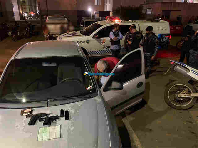 Polícia detém suspeitos após assassinato de jovem na zona leste; armas foram apreendidas