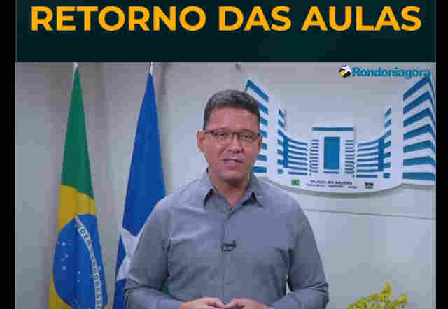 Governador anuncia retorno de aulas presenciais para 9 de agosto com opção de ensino remoto