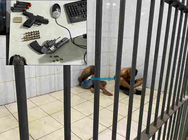 Criminosos fazem família refém, roubam caminhonete, mas acabam presos