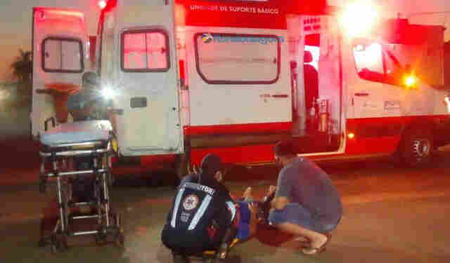 Motociclista fica ferida em acidente com automóvel na Zona Leste