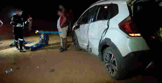 Ocupantes de moto ficam feridos em grave acidente na BR-319