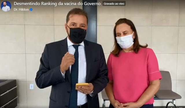 Vídeo: Hildon contesta números do governo sobre estoque de vacinas e pede para secretário de Saúde “falar a verdade”