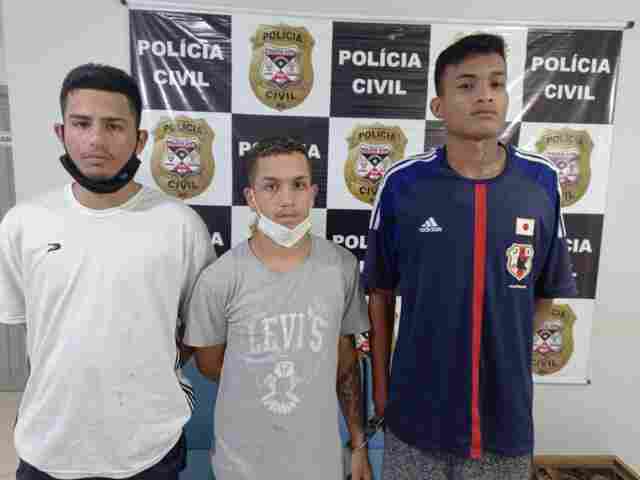 Três são presos acusados de entrar em várias residências de Porto Velho
