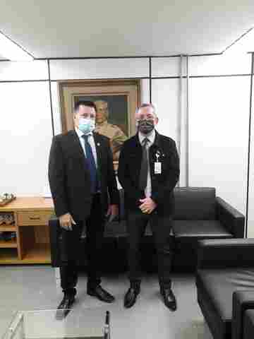 Presidente da Arom visita diretoria do Calha Norte e pede adequação de projetos federais