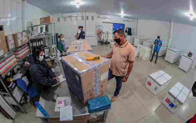 Rondônia recebe mais 40.010 doses de vacinas do Ministério da Saúde contra a covid-19
