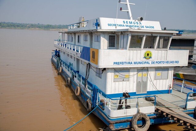 Barco Saúde parte para o Baixo Madeira levando a 2ª dose da vacina contra a Covid-19