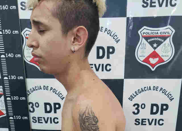 Polícia prende ladrão filmado correndo com tv roubada