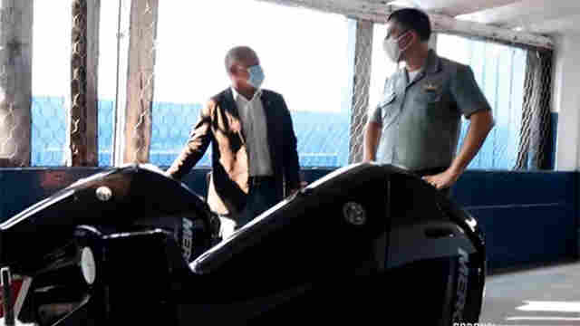 Deputado federal Coronel Chrisóstomo verifica equipamentos direcionados ao quartel da Marinha de Porto Velho por meio de emendas