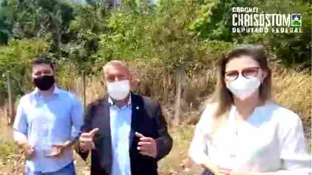 Deputado Federal Coronel Chrisóstomo destina recursos para construção de escola de ensino infantil e fundamental no bairro Novo