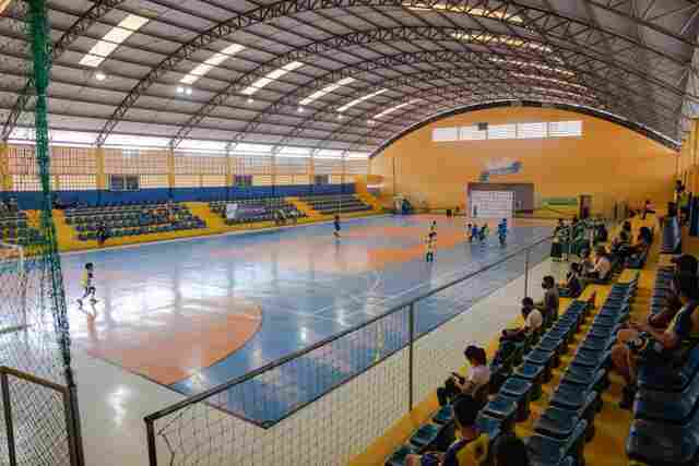 Jogos Infantis Municipais retornam com quadra poliesportiva revitalizada