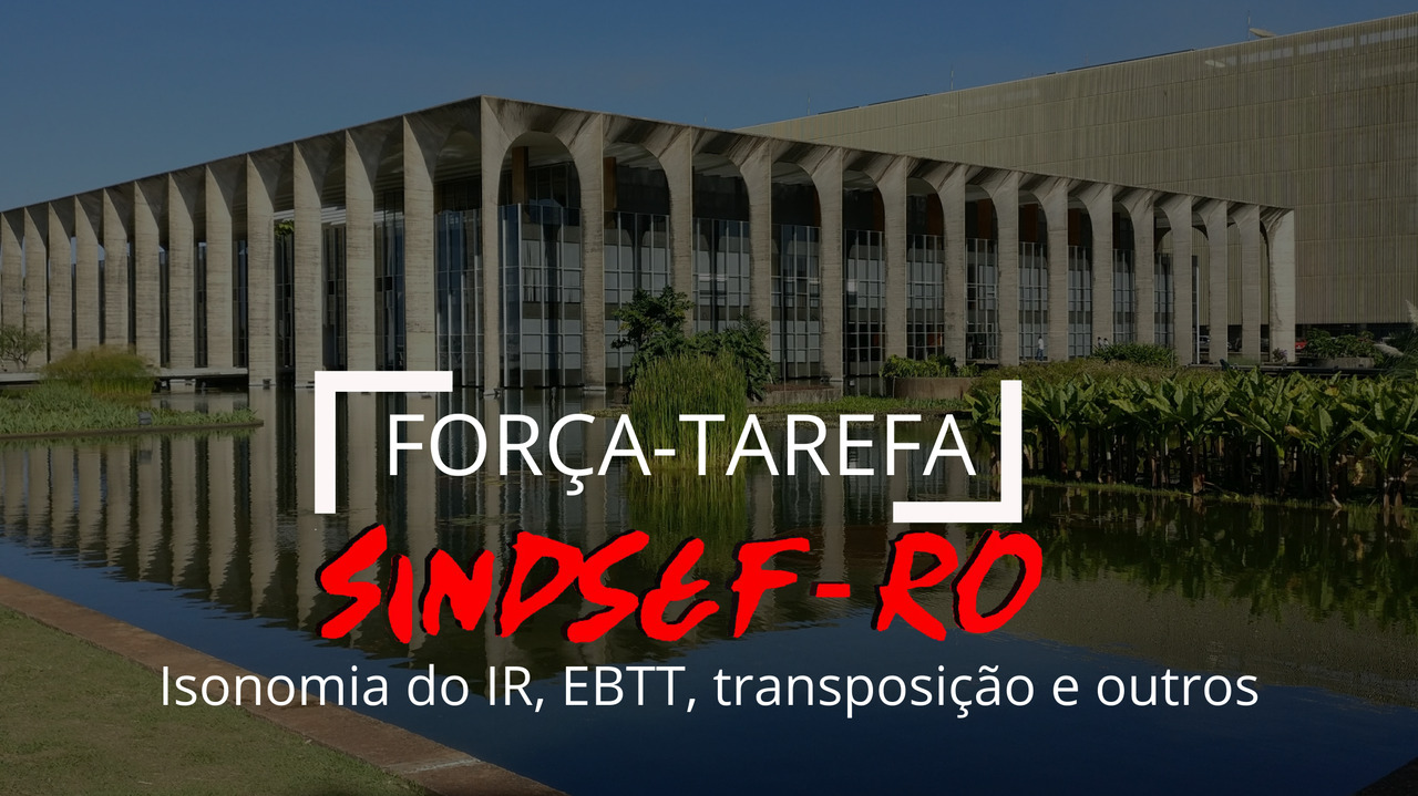 Sindsef encaminha Força Tarefa à Brasília para tratativas da Isonomia, EBTT e outros