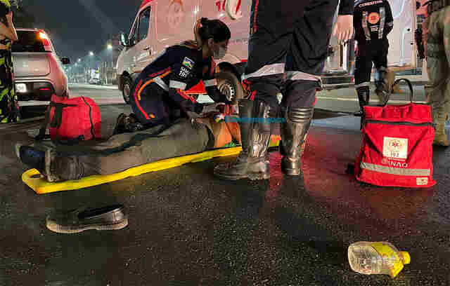 Pedestre é atropelado por carro na avenida Jorge Teixeira