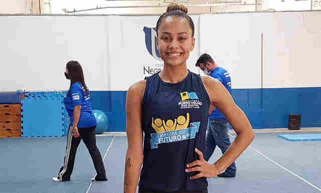 Atleta Duda Tavares inicia treinamento em Aracaju para disputas no Torneio Nacional de Ginástica Aeróbica