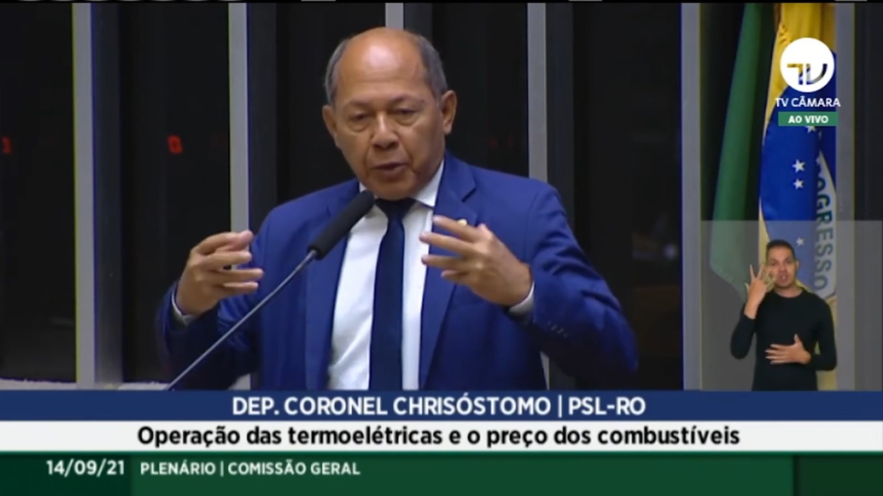 Com discurso contundente, Coronel Chrisóstomo debate preços dos combustíveis e outros assuntos com o presidente da Petrobras no plenário