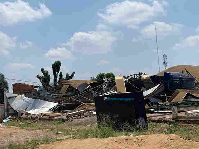 Galpão desaba com temporal em Porto Velho e dono estima prejuízo de R$ 1,5 milhão