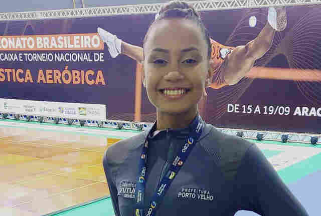 Ao vivo: acompanhe a apresentação de Duda Tavares no Torneio Nacional de Ginástica Aeróbica