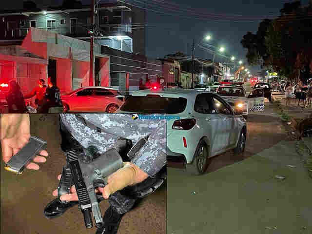 Criminoso morre e comparsa é preso após troca de tiros com a PM em Porto Velho