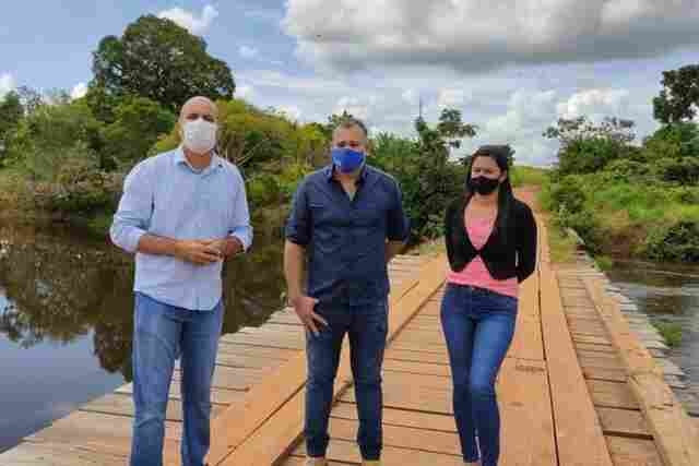 Seringueiras recebe recurso viabilizado pelo deputado Ismael Crispin para construção de ponte