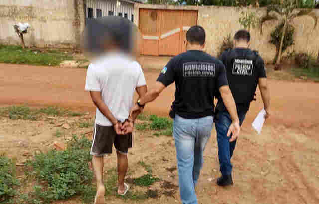 Suspeito de envolvimento em assassinato é preso temporariamente na capital