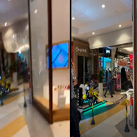 Vídeo: parte de estrutura do teto do Porto Velho Shopping desaba