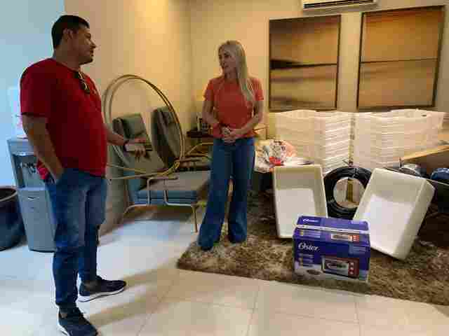 Ieda Chaves doa salário do prefeito e garante retomada das atividades de cooperativa no Cuniã